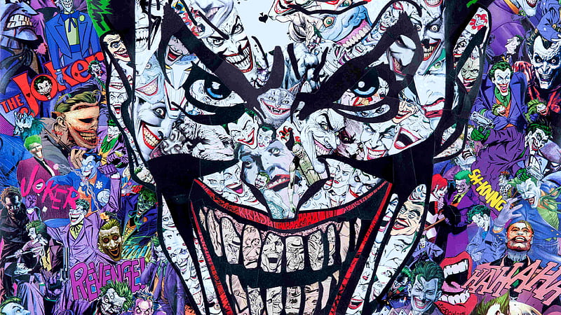 Joker Hahaha, joker, superheroes, artist, artwork, digital-art, HD wallpaper