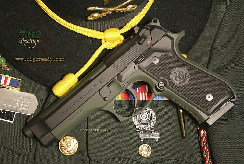 Beretta 9mm, hunt, firearm, pistol, weapon, HD wallpaper