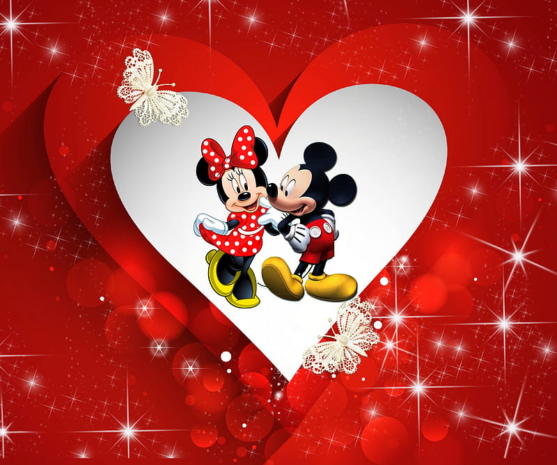 Mickey And Minnie Mouse Love Wallpaper 07999 - Baltana