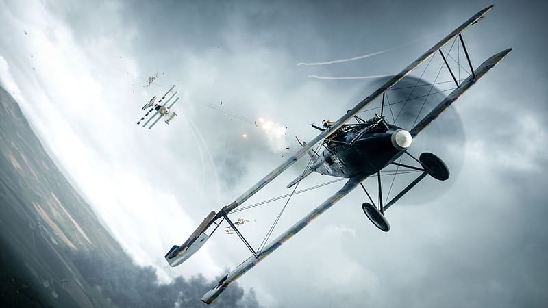 Battlefield, Aircraft, Biplane, Video Game, Battlefield 1, HD wallpaper