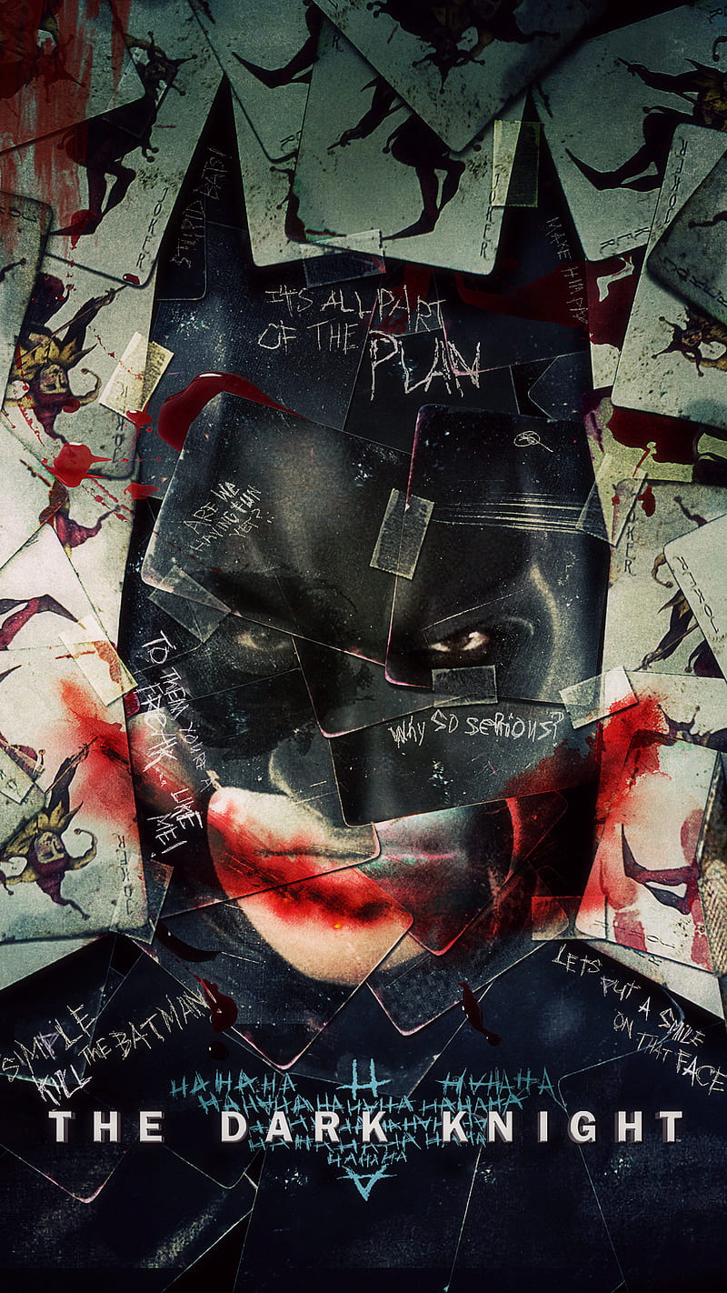 The Dark Knight, batman, joker, why so serious, HD phone wallpaper