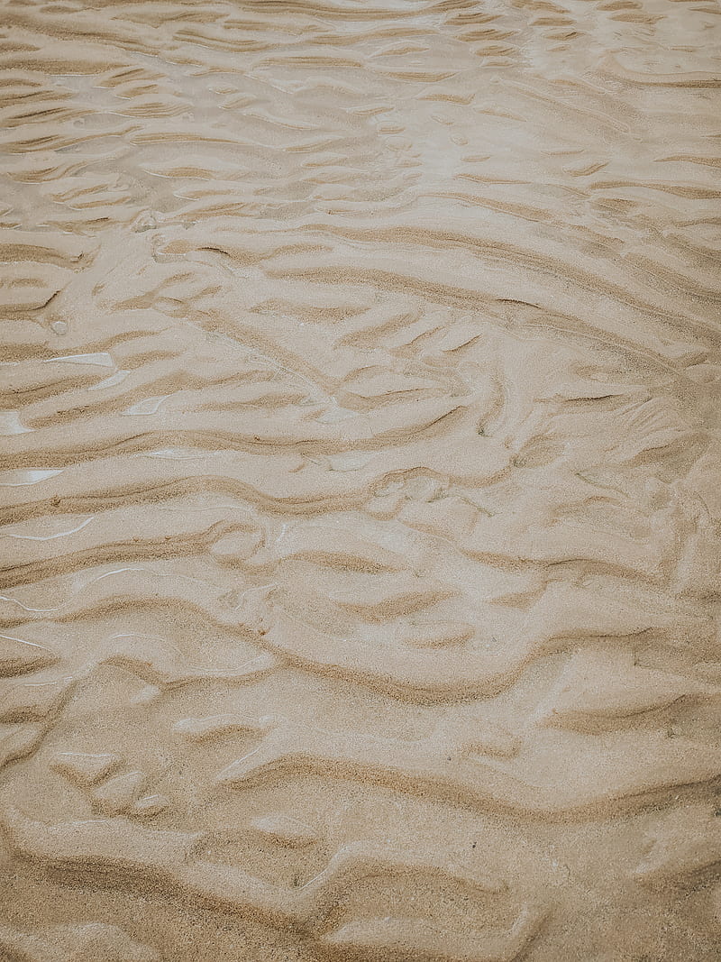 sand, wet, water, wavy, texture, HD phone wallpaper