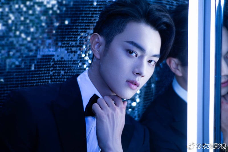 Xu Kai, asian, face, man, white, actor, blue, HD wallpaper | Peakpx