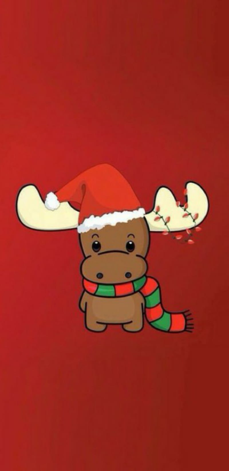 Cute Reindeer, cartoon, christmas, reindeer, rudolph, xmas, HD phone  wallpaper | Peakpx