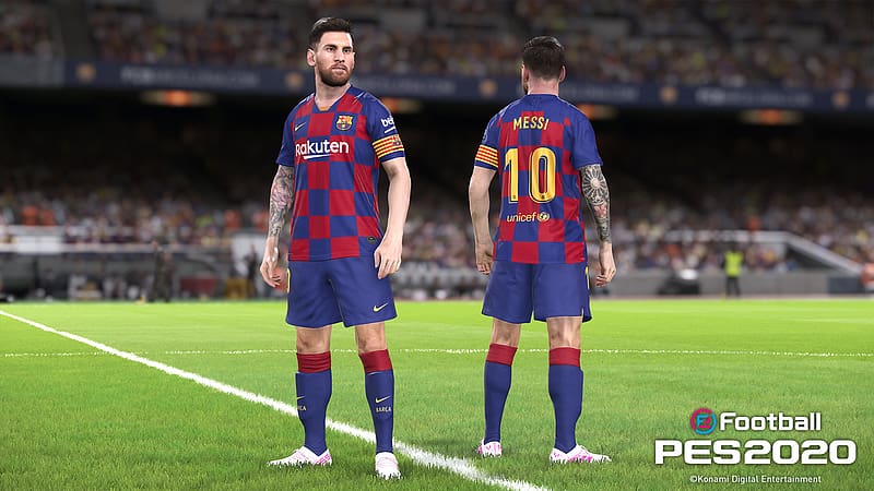 Video Game, Soccer, Lionel Messi, Efootball Pes 2020, HD wallpaper
