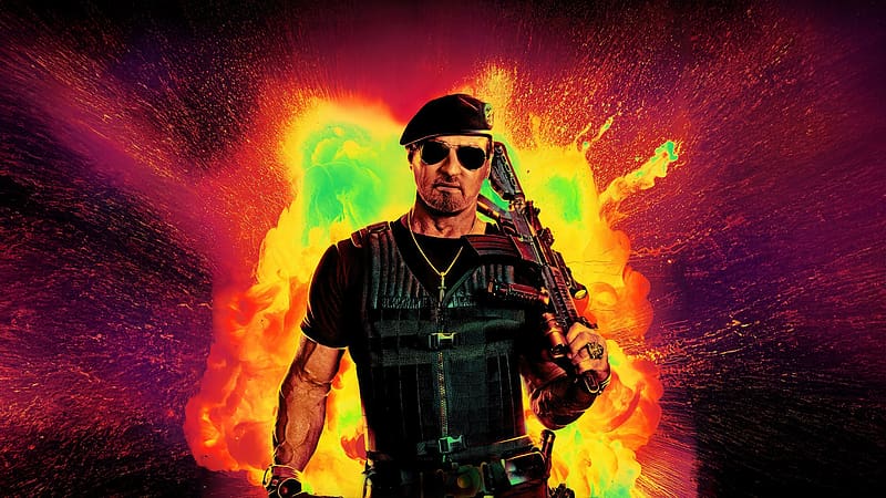 Sylvester Stallone As Barney Ross In The Expendables 4, the-expendables-4, expend4bles, 2023-movies, movies, sylvester-stallone, HD wallpaper