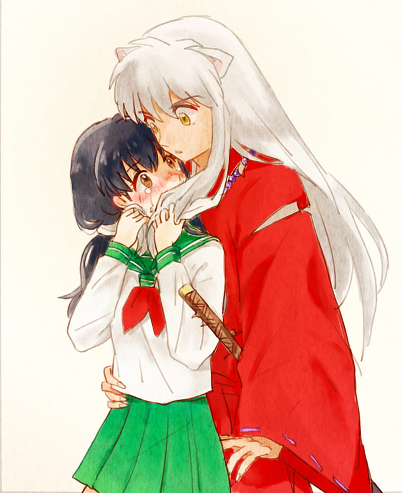 Anime Inuyasha Kagome In Love Wallpaper 1024x768 Anime wallpapers Anime  wallpapers