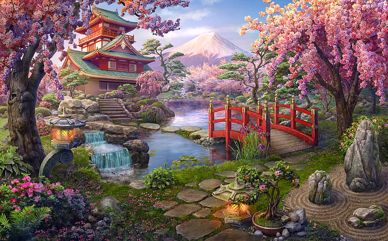 Clear from Illusion, hidden, garde, city, japanese, illusion, HD wallpaper