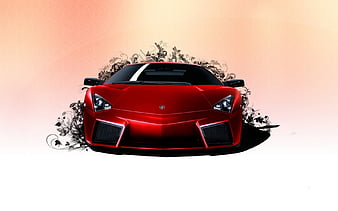 Lamborghini, negro, rojo, plateado, rosa, Fondo de pantalla HD | Peakpx