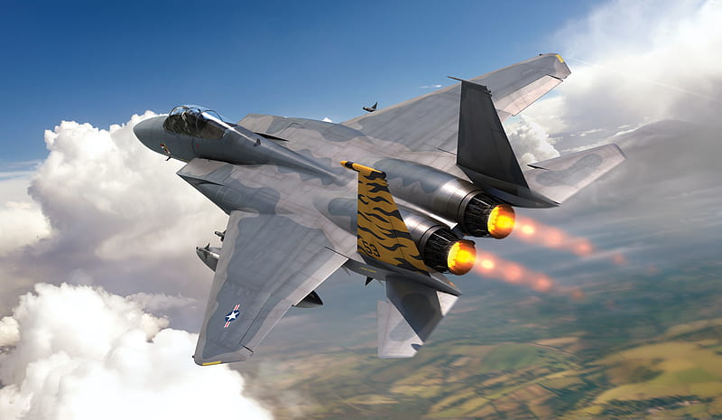 Jet Fighters, McDonnell Douglas F-15 Eagle, Warplane, HD wallpaper