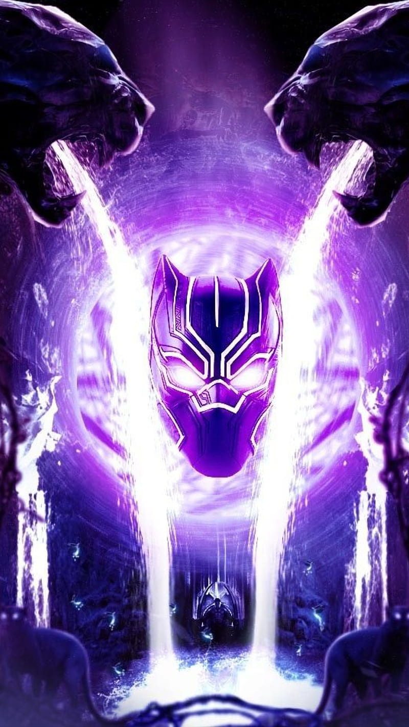 Black panther, face, hero, marvel, movie, panthers, super, HD phone wallpaper