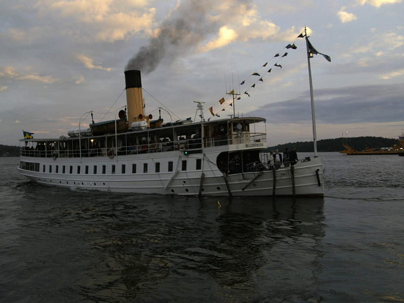 Steamship, Sweden, White, Music, Stockholm, HD wallpaper