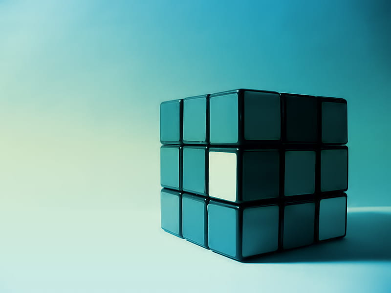 Magic Cube, cube, puzzle, abstract, HD wallpaper
