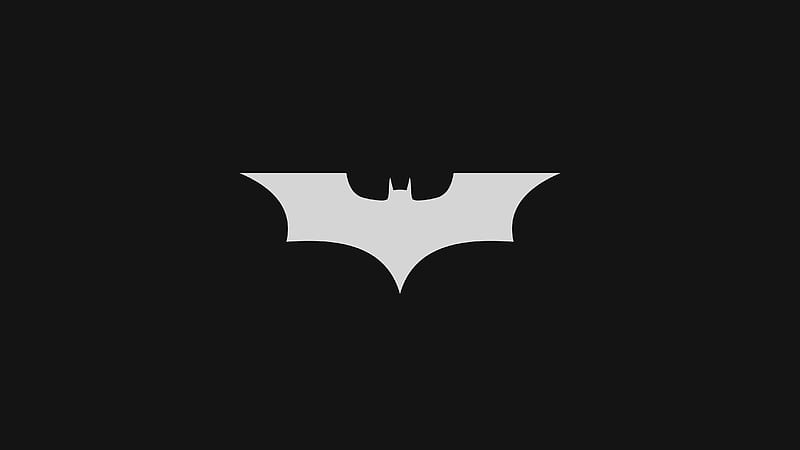 Batman Dark Minimal Logo , batman, superheroes, artist, artwork, digital-art, dark, minimalism, minimalist, HD wallpaper
