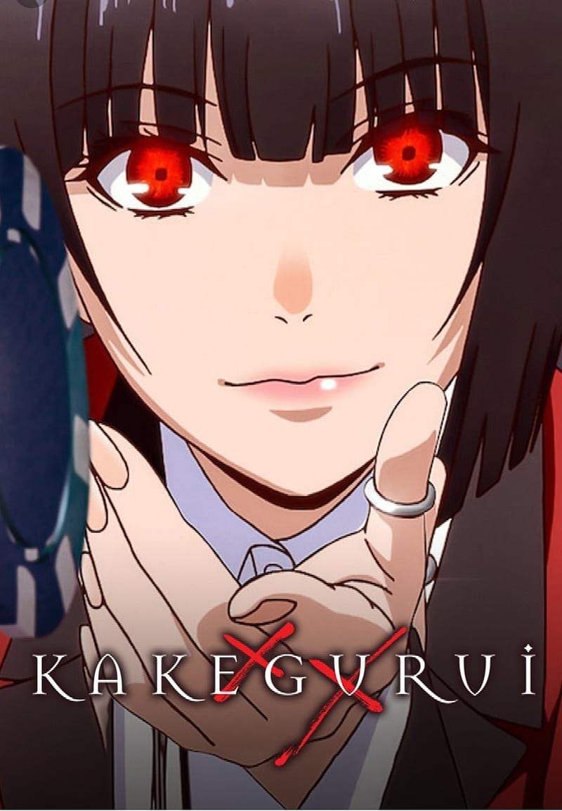 Kakegurui, anime, anime kakeguri, terror, HD phone wallpaper