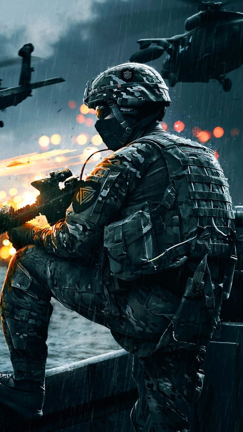 Battlefield, game, HD phone wallpaper
