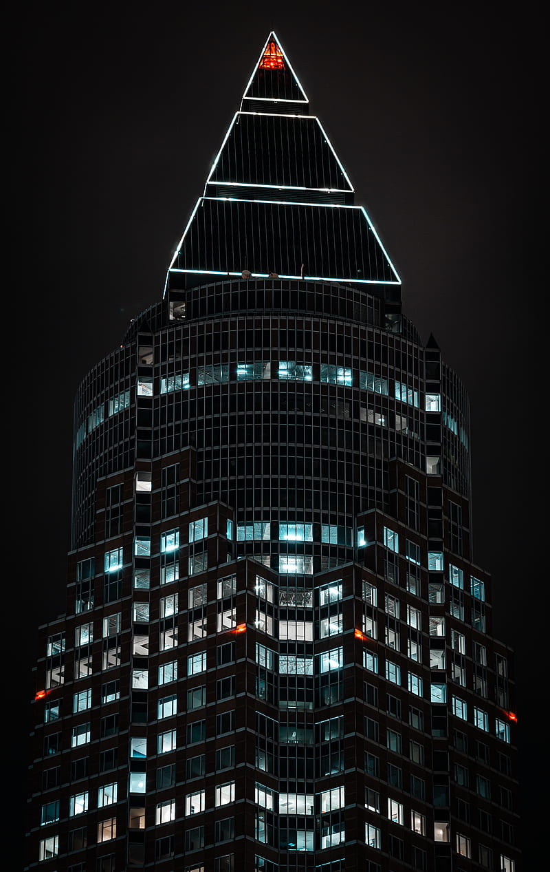 Building Tower Architecture Dark Backlight Hd Phone Wallpaper Peakpx