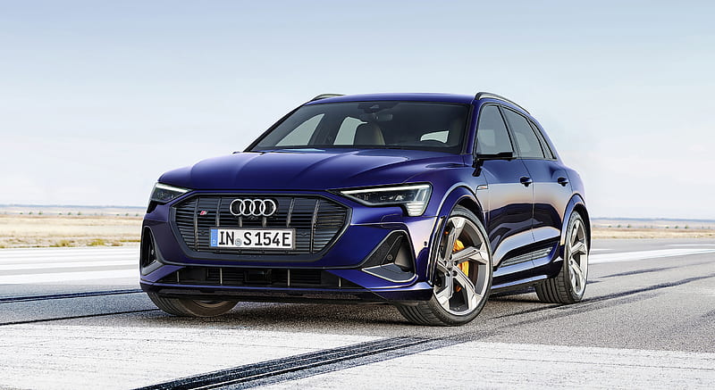 2021 Audi e-tron S (Color: Navarra Blue) - Front , car, HD wallpaper