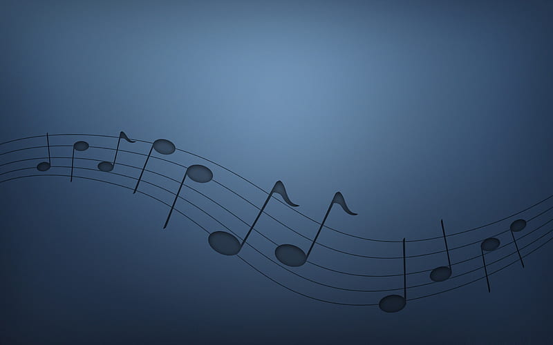 musical notes-music theme, HD wallpaper