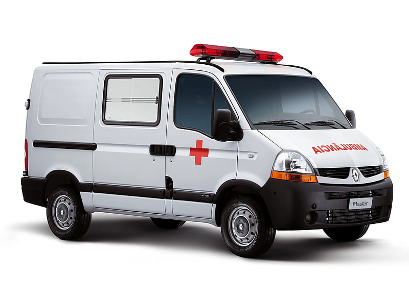 renault master ambulance, renault, ambulance, van, master, HD wallpaper