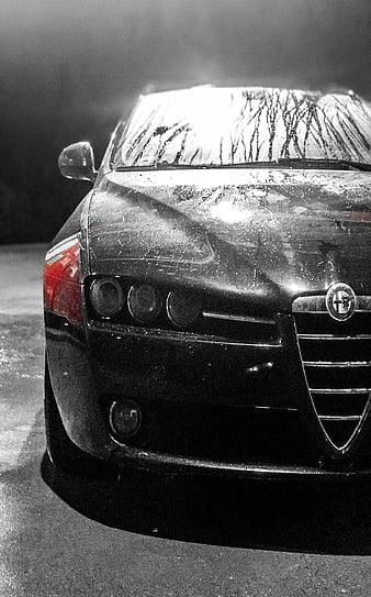 Alfa Romeo Alfaromeo Autos Batmobile Black Car Carros Iphone7 Sportcar Hd Mobile Wallpaper Peakpx