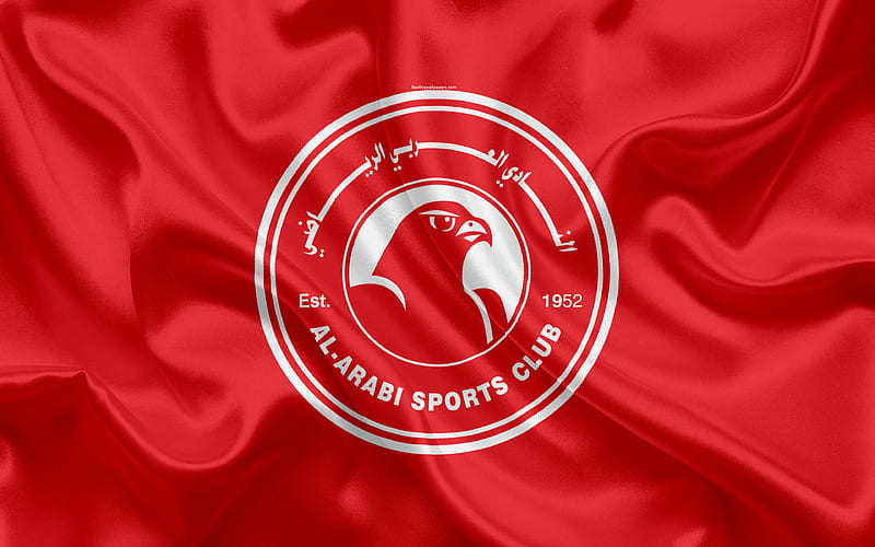 Al-Arabi SC Qatar Football Club, Al Arabi FC, emblem, logo, Qatar Stars League, Doha, Qatar, football, HD wallpaper