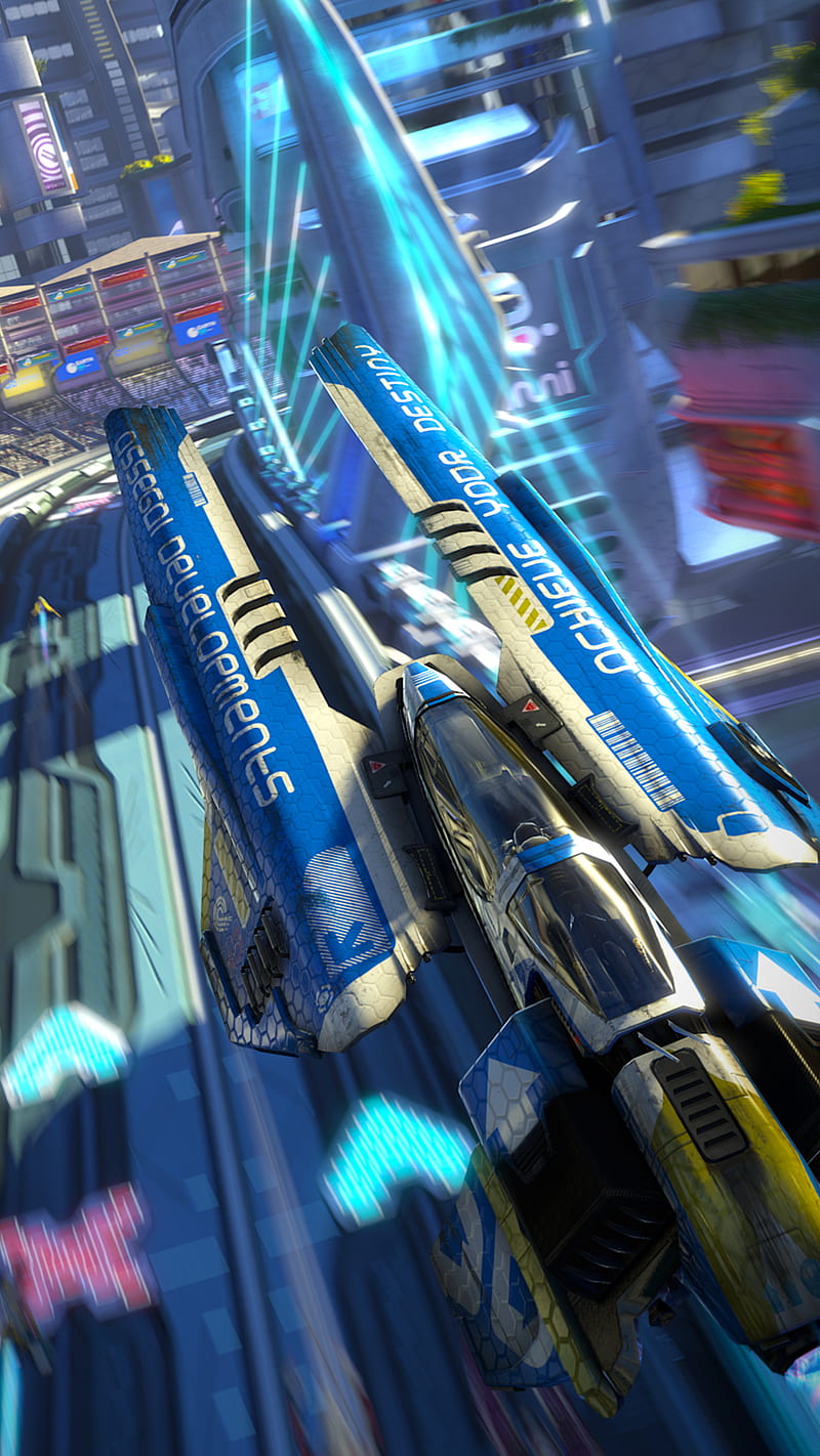 WipEout, collection, r, high resolution, omega, playstation 4, HD phone wallpaper