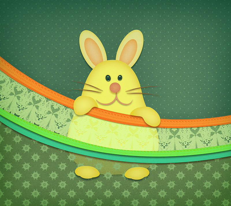 Easter Bunny, candy, christian, colorful, cute, egg, holiday, spring, HD wallpaper