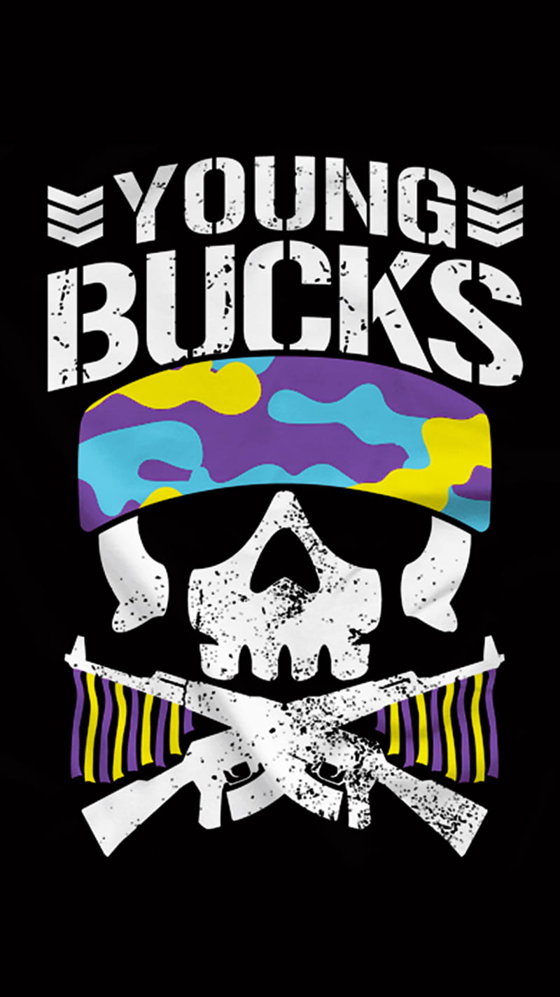 Young Bucks, bucks, bullet, club, njpw, roh, superkick, wrestling, wwe, young, HD phone wallpaper