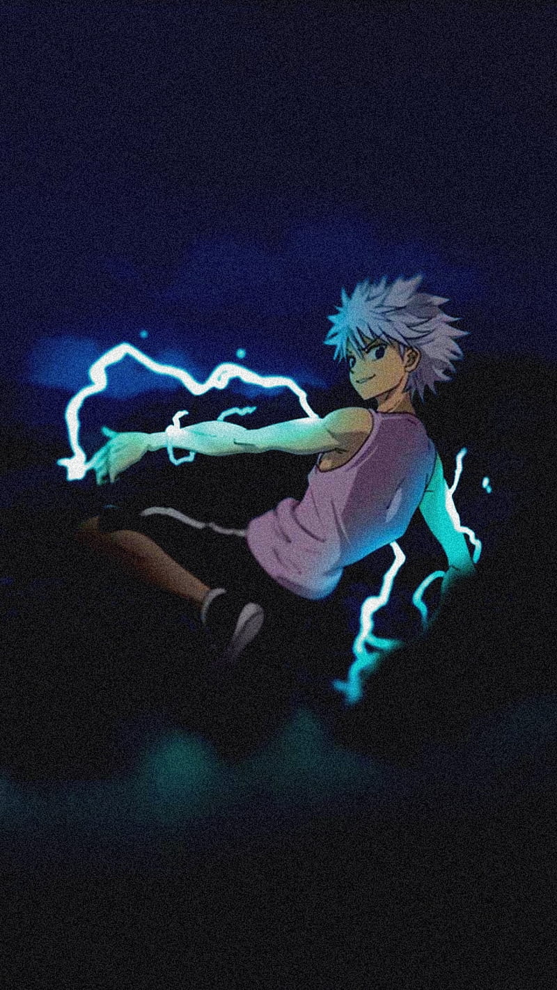 Killua Anime Black Blue Crush Hunter Hunter X Hunter Hxh Power Thunder Hd Mobile Wallpaper Peakpx