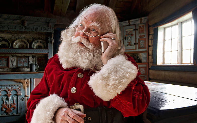 Santa Claus, Christmas grandfather, winter, HD wallpaper
