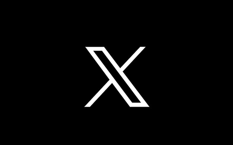 Twitter X New Logo Elon Musk 2023 Design, HD wallpaper