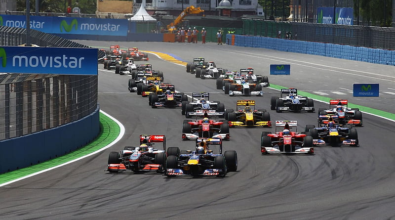 Formula 1 Grand Prix, carros, racing, grand prix, formula, HD wallpaper