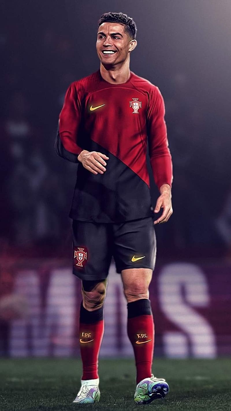 Download wallpapers Cristiano Ronaldo 4k joy Portugal National Team  soccer CR7 neon lights joyful Cristiano Ronaldo Portuguese football  team for desktop free Pictures for desktop free
