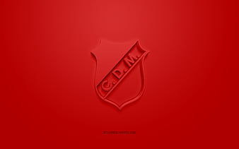 Deportivo Maipu, creative 3D logo, red background, Argentine football team,  Primera B Nacional, HD wallpaper | Peakpx