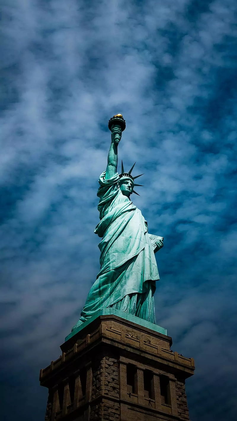 HD wallpaper lady liberty statue dom symbol america usa landmark   Wallpaper Flare