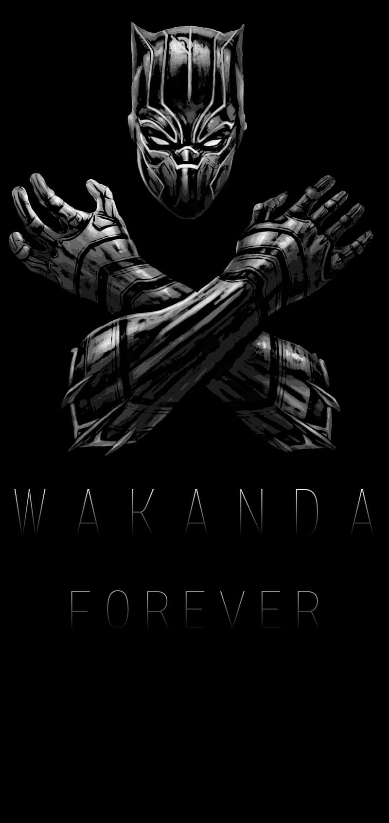 Black Panther, black panther, chadwick boseman, dark, marvel, wakanda  forever, HD phone wallpaper | Peakpx