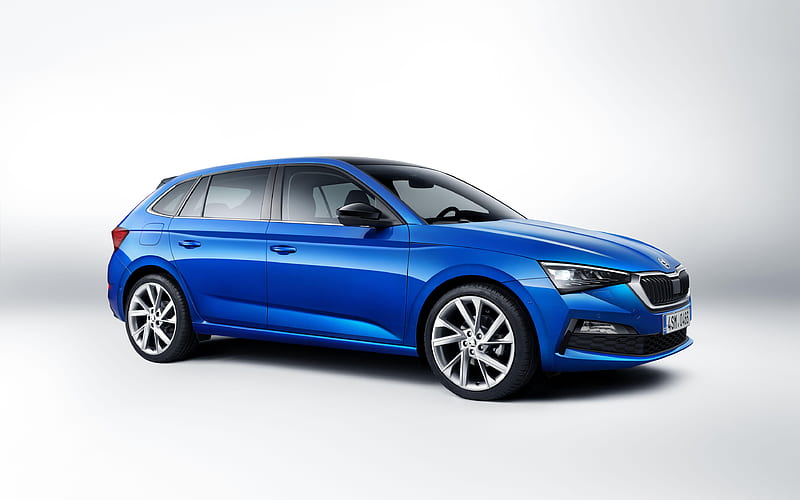 Skoda Scala, studio, 2019 cars, new Scala, hatchback, 2019 Skoda Scala, Skoda, HD wallpaper