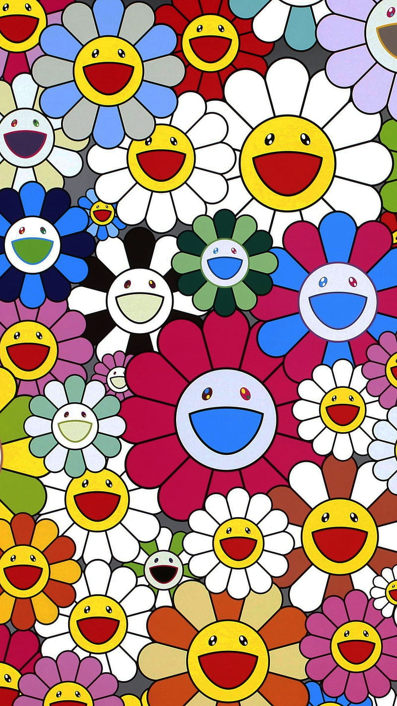 Murakami, flower, gshock, smiley, vans, HD phone wallpaper | Peakpx