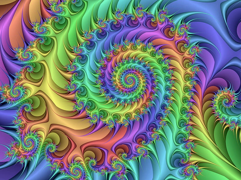 Download Intertwined in a Trip of Colourful Imagination Wallpaper   Wallpaperscom