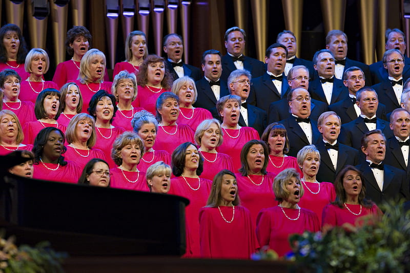 Choir Singing on Pioneer Day, Gospel Choir, HD wallpaper