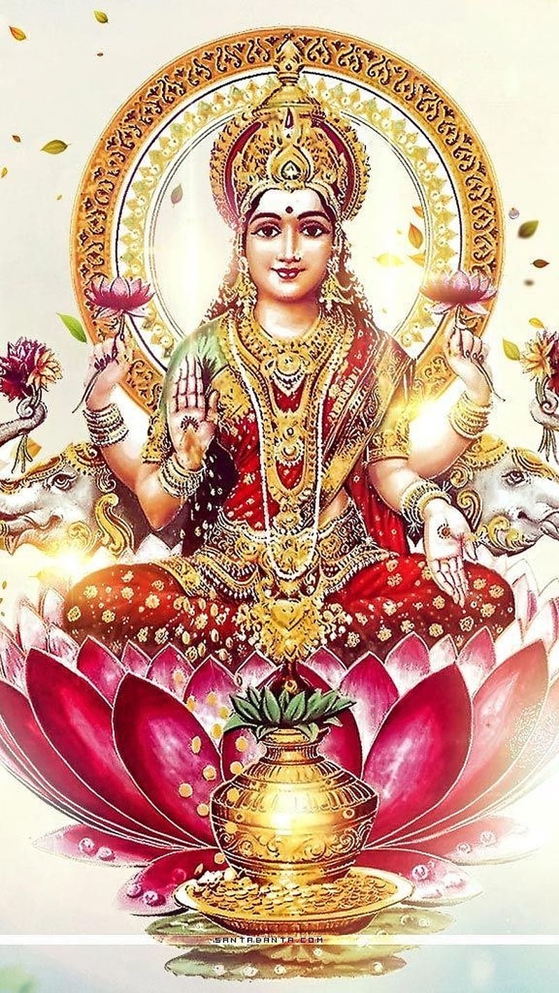 Laxmi , goddess maa, goddess, lord, bhakti, devtional, HD phone wallpaper