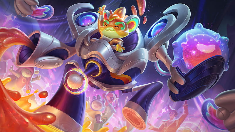 Space Groove Rumble, league of legends, rumble, space groove, HD wallpaper