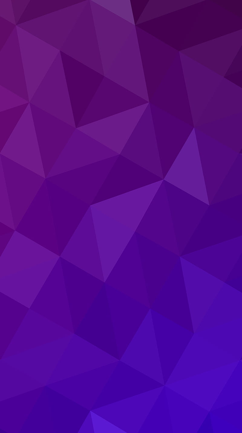 purple triangles, abstract, color, geometric, origami, random, HD phone wallpaper