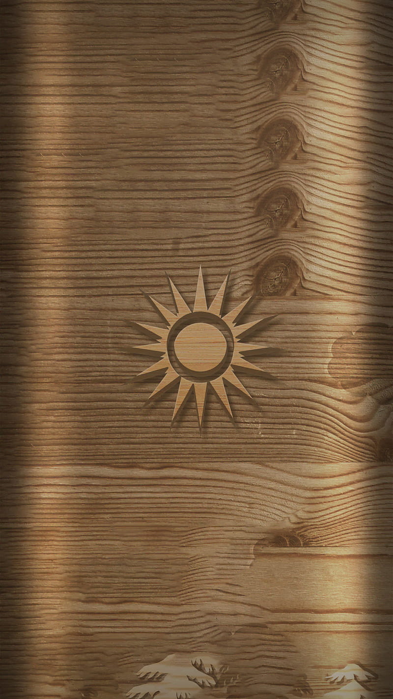 Wooden sun, brown, houses, logo, metal, mouse, piston, pistons, poter, wood, HD phone wallpaper