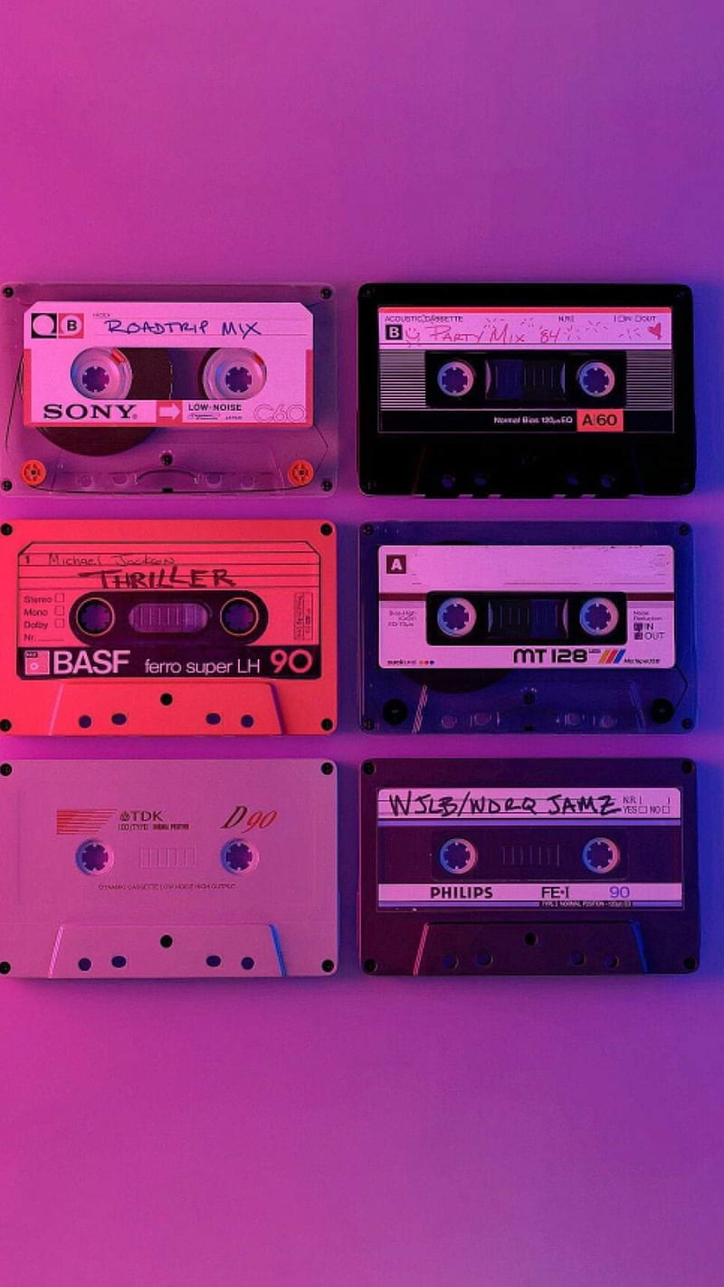 Cassette in Space iPhone Wallpaper HD - iPhone Wallpapers