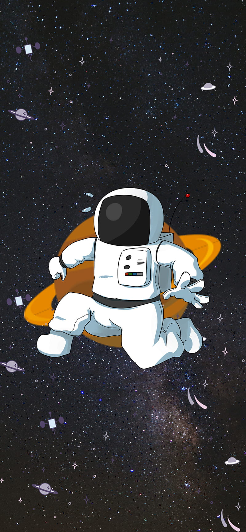 Astronaut, astronaut, lua, nave, space, HD phone wallpaper | Peakpx