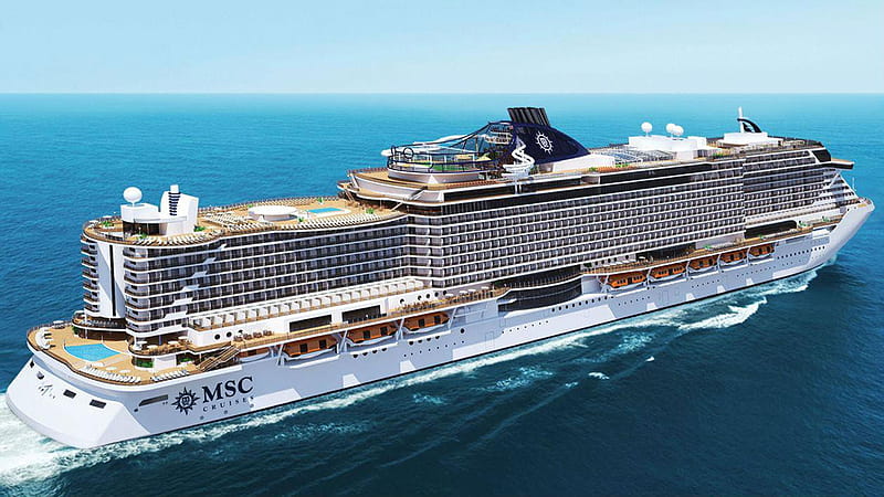 MSC Seaside, Ship, MSC, Cruise, Seaside, HD wallpaper