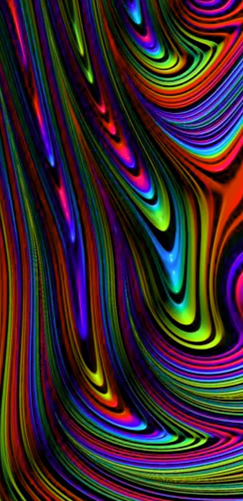 Neon Swirl, abstract, backgrounds, colours, gradient, illusion, optical, pattern, vivid, HD phone wallpaper