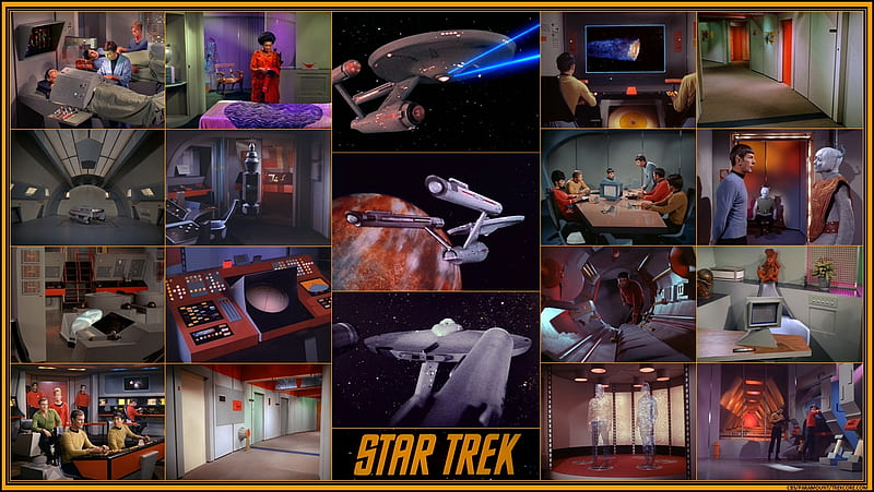 Constitution Class Starship Enterprise, Original Star Trek, Enterprise, Star Trek, Starship, Constitution Class Starship, Starship Enterprise, 1701, NCC 1701, HD wallpaper